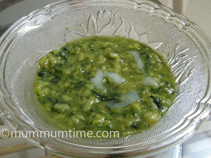 Spinach Poha