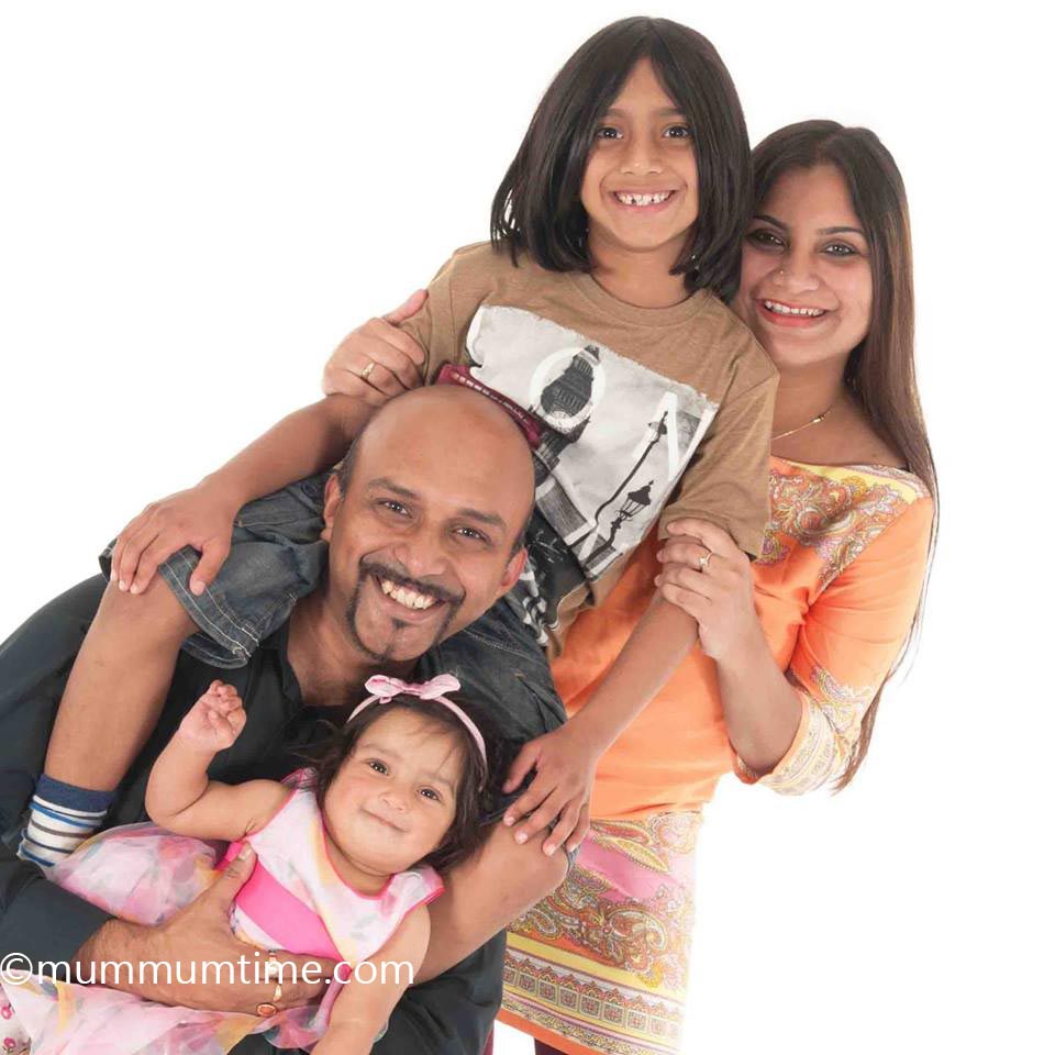 Shilpi with her hubby and kids- Ryka and Rishabh