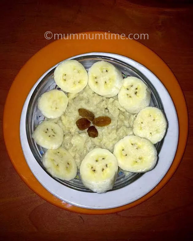 Jowar (White Millet) Banana Sheera