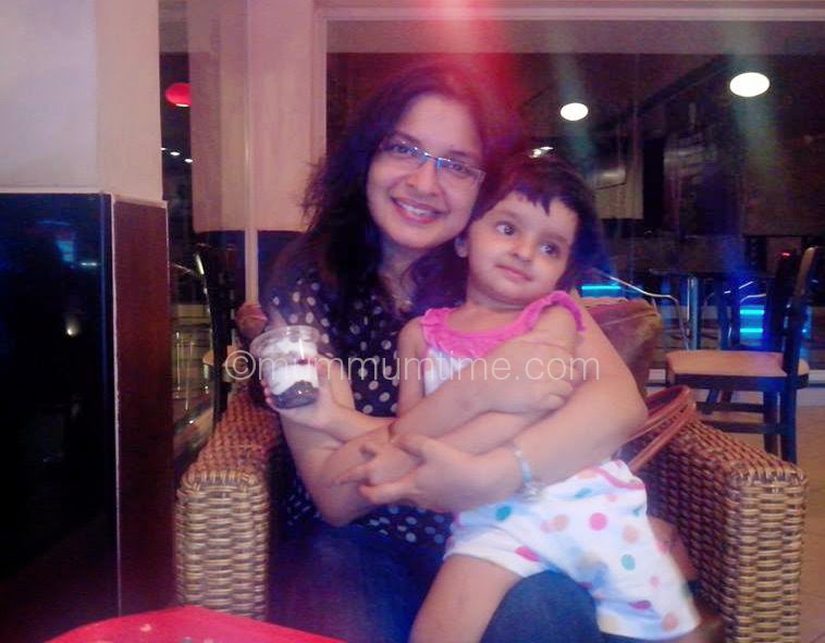 Priya with her daughter, Aanya