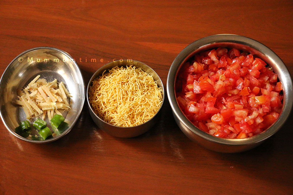 Sev Tomato Curry (Sev Tamatar Sabzi) Recipe - Ingredients