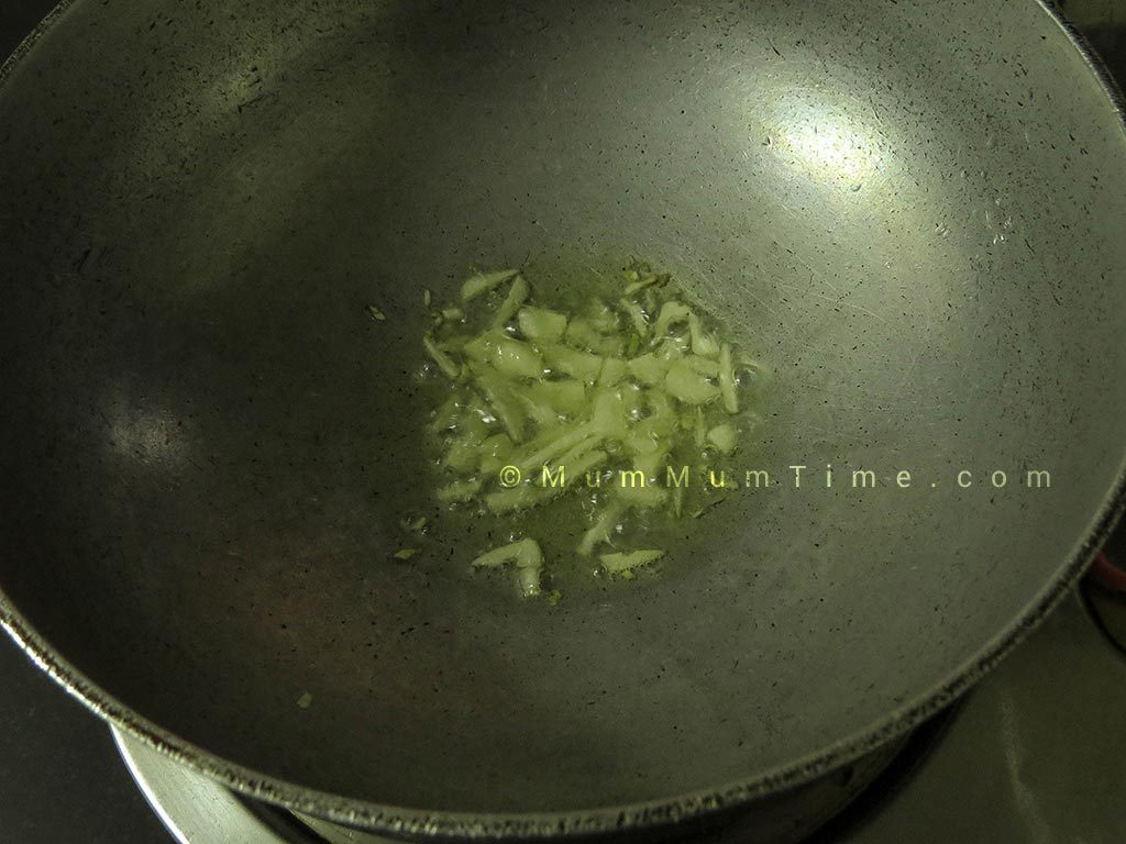Sauteing Garlic