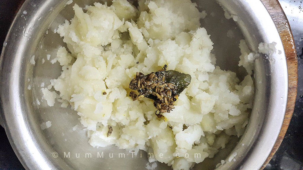 Mashed Potatoes for the Frankie and Tadka