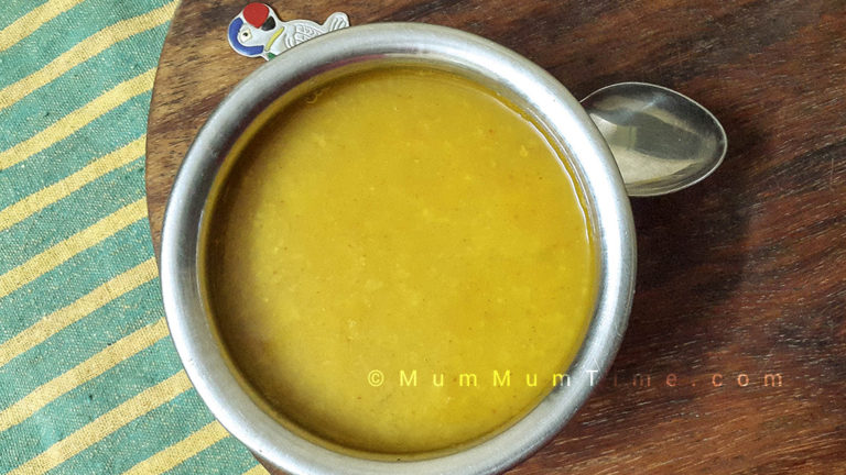 Simple Dal Recipe for Babies, Toddlers, Kids