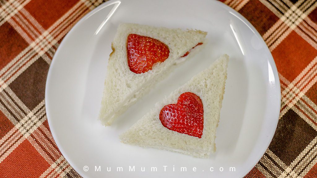 Strawberry and Cream Sandwich