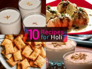10 Holi Recipes | Festive Recipes